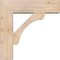 Ekena Millwork Legacy Block Smooth Bracket w/ Offset Brace, Douglas Fir, 7 1/2"W x 26"D x 26"H BKT0806X26X26LEC05SDF - alternate 3